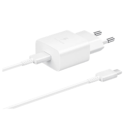 Samsung EP-T510 USB-C Quick Charger 15W + USB-C Cable 1m White