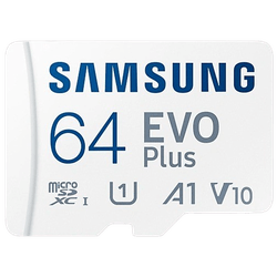 Samsung EVO Plus MicroSDXC 64GB + SD-Adapter