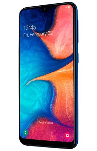 samsung galaxy a20e blue