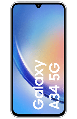 Sim Free A34 5G 256GB Phone - Silver by Samsung