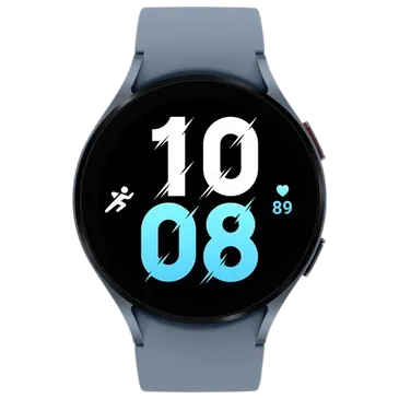 Samsung Galaxy Watch 5 44Mm Blue (Blue Silicone Strap)