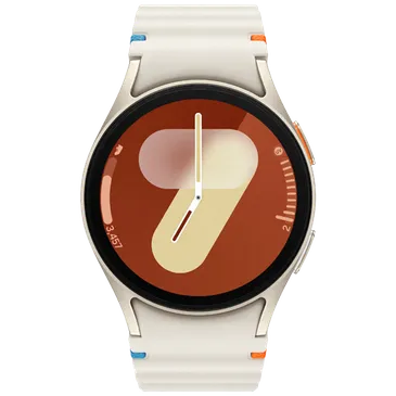Samsung Galaxy Watch 7 4G 40mm Beige (Witte Rubberen Band)