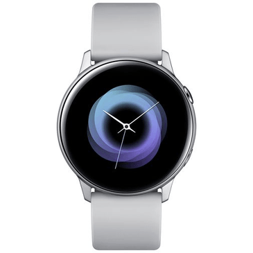  Samsung Galaxy Watch Active2 (Silicon Strap + Aluminum Bezel)  Bluetooth - International (Cloud Silver, R820-44mm) : Electronics