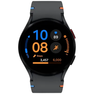 Samsung Galaxy Watch FE Zwart (Zwarte Siliconenband)