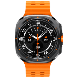 Samsung Galaxy Watch Ultra Titanium Grey (Orange Rubber Strap)