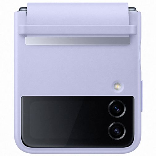 Samsung Leren Back Cover Violet Samsung Galaxy Z Flip 4 Gomibo.fr