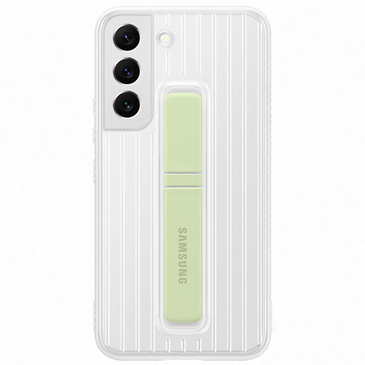 Samsung PC Clear Protective Standing Back Cover White Samsung Galaxy S22