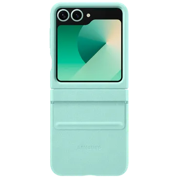 Samsung PU-Leather Back Cover Mint Samsung Galaxy Z Flip 6/Flip 7 FE