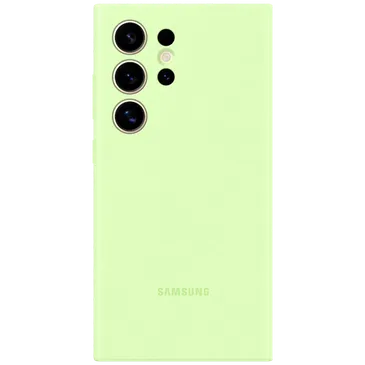 Samsung Silicone  Back Cover Green Samsung Galaxy S24 Ultra