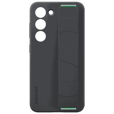 Samsung Silicon Back Cover with Strap Black Samsung Galaxy S23
