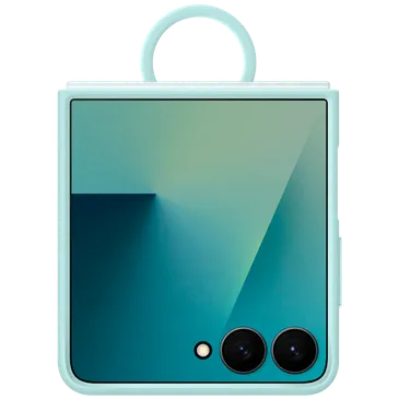 Samsung Silicone Back Cover avec Anneau Menthe Samsung Galaxy Z Flip 7
