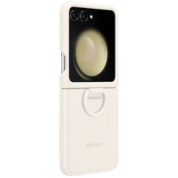 Samsung Silicon Back Cover with Ring White Samsung Galaxy Z Flip 5