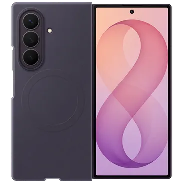 Samsung Silicone Back Cover Purple Magnetic Samsung Galaxy Z Fold 8 Ultra