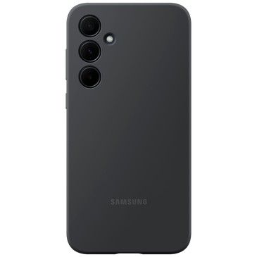 Samsung Siliconen Back Cover Zwart Samsung Galaxy A35 5G