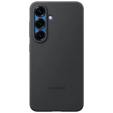 Samsung Silicone  Back Cover Black Samsung Galaxy S25
