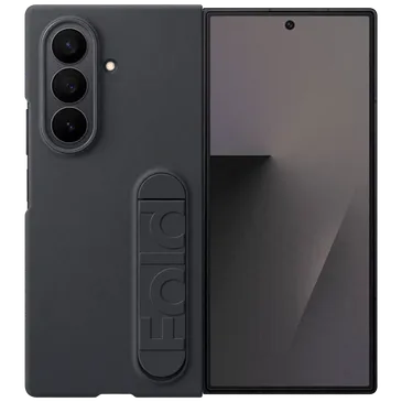 Samsung Standing Silicone Back Cover Black Samsung Galaxy Z Fold 7