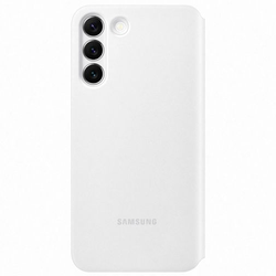 Samsung Smart Clear View PC Book Case White Samsung Galaxy S22+