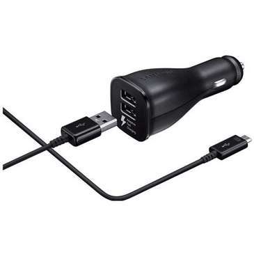vindruer skæbnesvangre Fonetik Samsung Fast Car Charger Dual USB + USB-C-Cable EP-LN920 Black - Gomibo.es