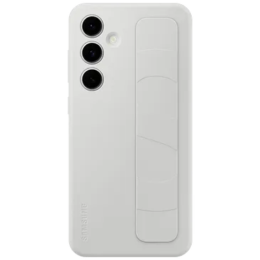 Samsung Standing Grip Silicone Back Cover Grey Samsung Galaxy S24 FE