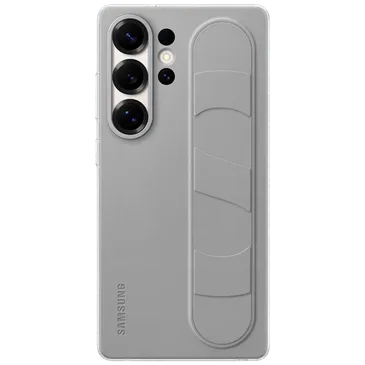 Samsung Standing Grip Silicone  Back Cover Grey Samsung Galaxy S25 Ultra