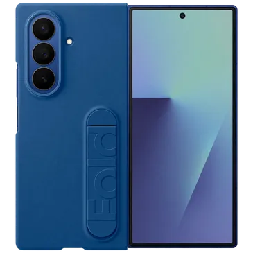 Samsung Standing Silicone Back Cover Blue Samsung Galaxy Z Fold 7