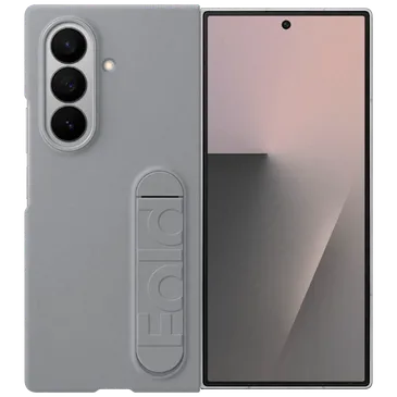 Samsung Standing Siliconen Back Cover Grijs Samsung Galaxy Z Fold 7