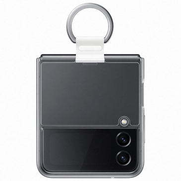 Samsung TPU Back Cover With Ring Transparent Samsung Galaxy Z Flip 4