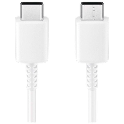 Samsung USB-C to USB-C Cable (3A) 1 metre EP-DA705 White