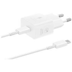 Samsung USB-C Fast Charger 25W T2510 + USB-C Cable White