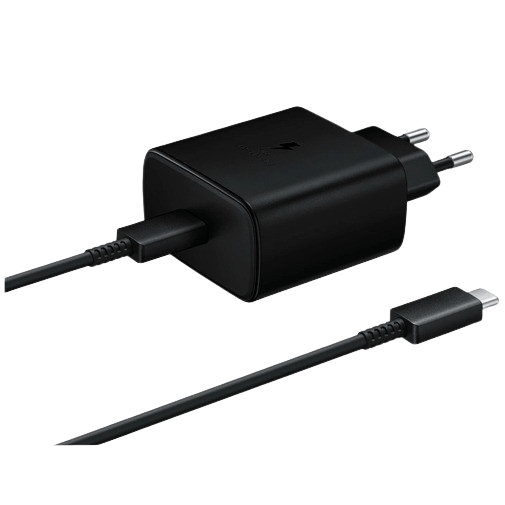 Samsung USB-C Snellader 45W + USB-C kabel EP-TA845 Black