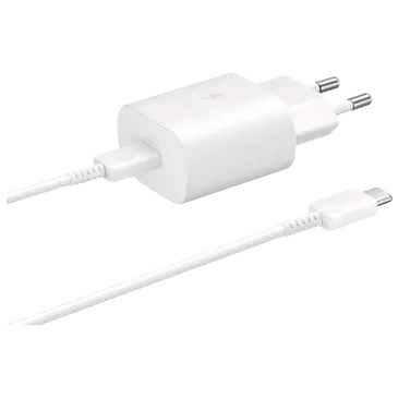 Samsung USB-C Quick Charger 25W + USB-C Cable EP-TA800 White