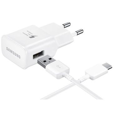 pomp dynastie scheidsrechter Samsung USB Snellader + USB-C-kabel EP-TA20 White - Belsimpel