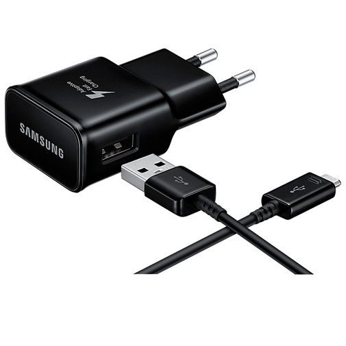 Druipend globaal zien Samsung USB Snellader + USB-C-kabel 15W Black - Belsimpel