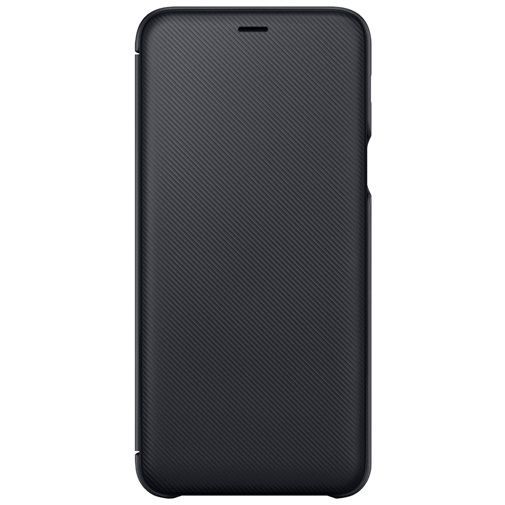 Samsung Wallet Cover Black Galaxy A6+