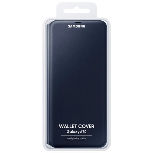 Samsung Wallet Cover Black Galaxy A70