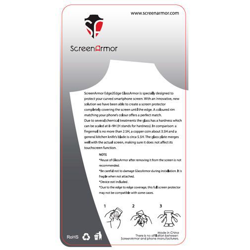ScreenArmor Glass Armor Edge-to-Edge Screenprotector Huawei P20
