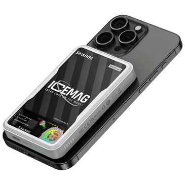 Sharge Icemag Kabellose Powerbank 10.000 Mah Weiß