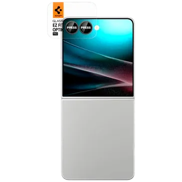 Spigen EZ Fit Tempered Glass Camera Protector Samsung Galaxy Z Flip 7 2-Pack