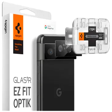 Spigen Ez Fit Tempered Glass Clear Screen Protector Camera Google Pixel 8