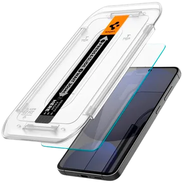 Spigen EZ Fit Tempered Glass Clear Screen Protector with Montageframe Samsung Galaxy S24 FE 2-Pack