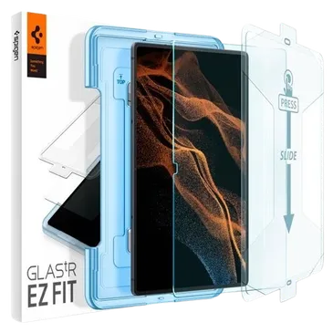 Spigen EZ FIT Tempered Glass Clear Screenprotector With Mounting Frame Samsung Galaxy Tab S8 Ultra