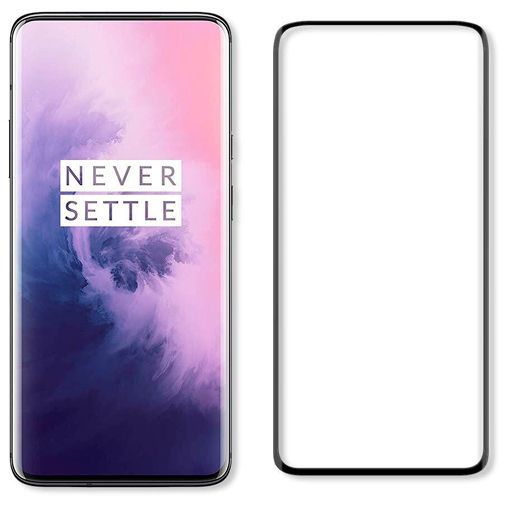 Spigen Full Cover Glass Screen Protector Black OnePlus Pro/7T