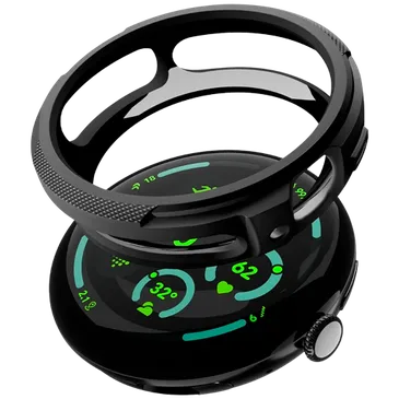 Spigen Liquid Air Coque Noir Google Pixel Watch 4 45mm