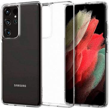 Spigen Liquid Crystal TPU Back Cover Gjennomsiktig Samsung Galaxy S21 Ultra