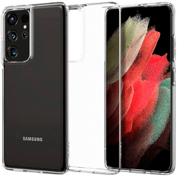 Spigen Liquid Crystal TPU Back Cover Transparent Samsung Galaxy S21 Ultra
