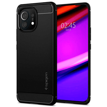 Spigen Rugged Armor TPU Back Cover Black Xiaomi Mi 11
