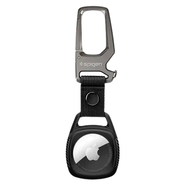Spigen Rugged Armor AirTag Case Zwart