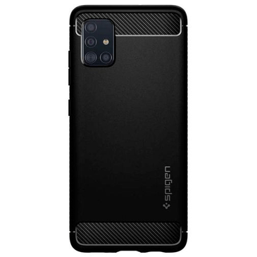 Spigen Rugged Armor Case Noir Samsung Galaxy A51 4G
