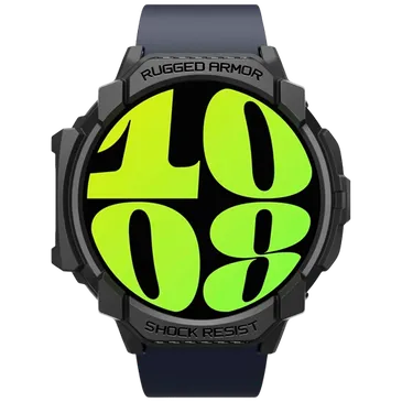 Spigen Rugged Armor Coque Noir Samsung Galaxy Watch 7 44mm