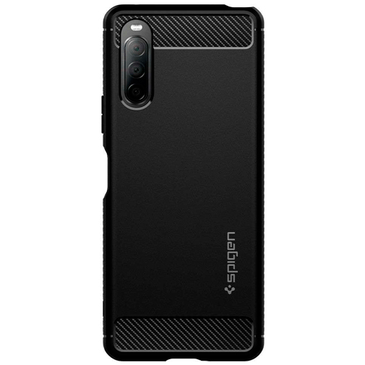 Moex Collana Per Cellulare Compatibile Sony Xperia 10 Plus - Custodia Silicone Con Cinturino Regolabile Nero, A Tracolla O Al Collo - 4